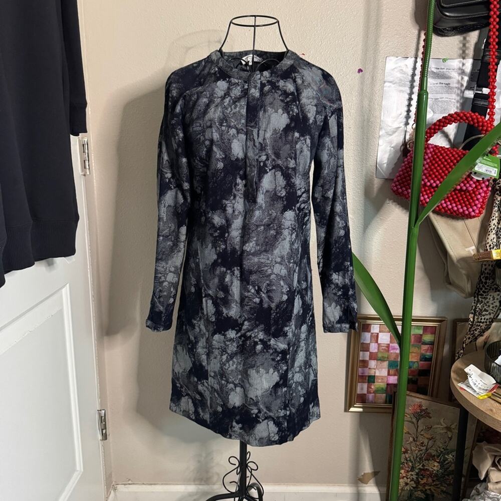Emerson Fry Tie-Dye Long Sleeve Mini Dress 00